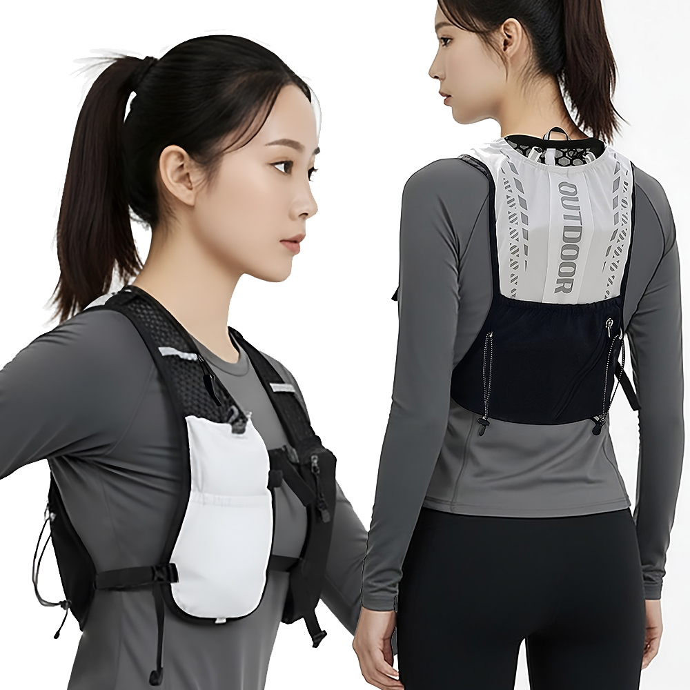 제커 트레일 러닝 조끼 배낭 마라톤 베스트 조깅 등산 가방 - 상세 이미지 2