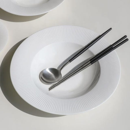 JLCOPJ협력사 크림화이트 1인 혼밥 혼식 파스타볼 25.5cm 1p 제이엘생활