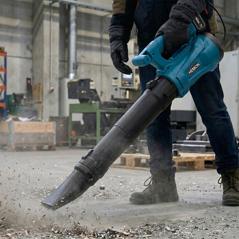 헤몬 송풍기 무선 대형 대포 낙엽청소기 블러워 충전 제설 송풍기 풀세트 이미지 3