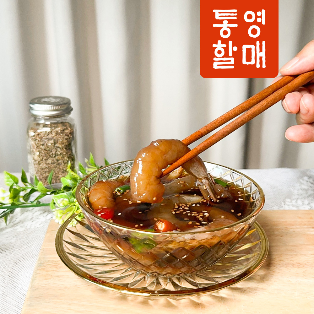 통영할매 깐 순살 간장 양념 새우장 330G - 상세 이미지 3