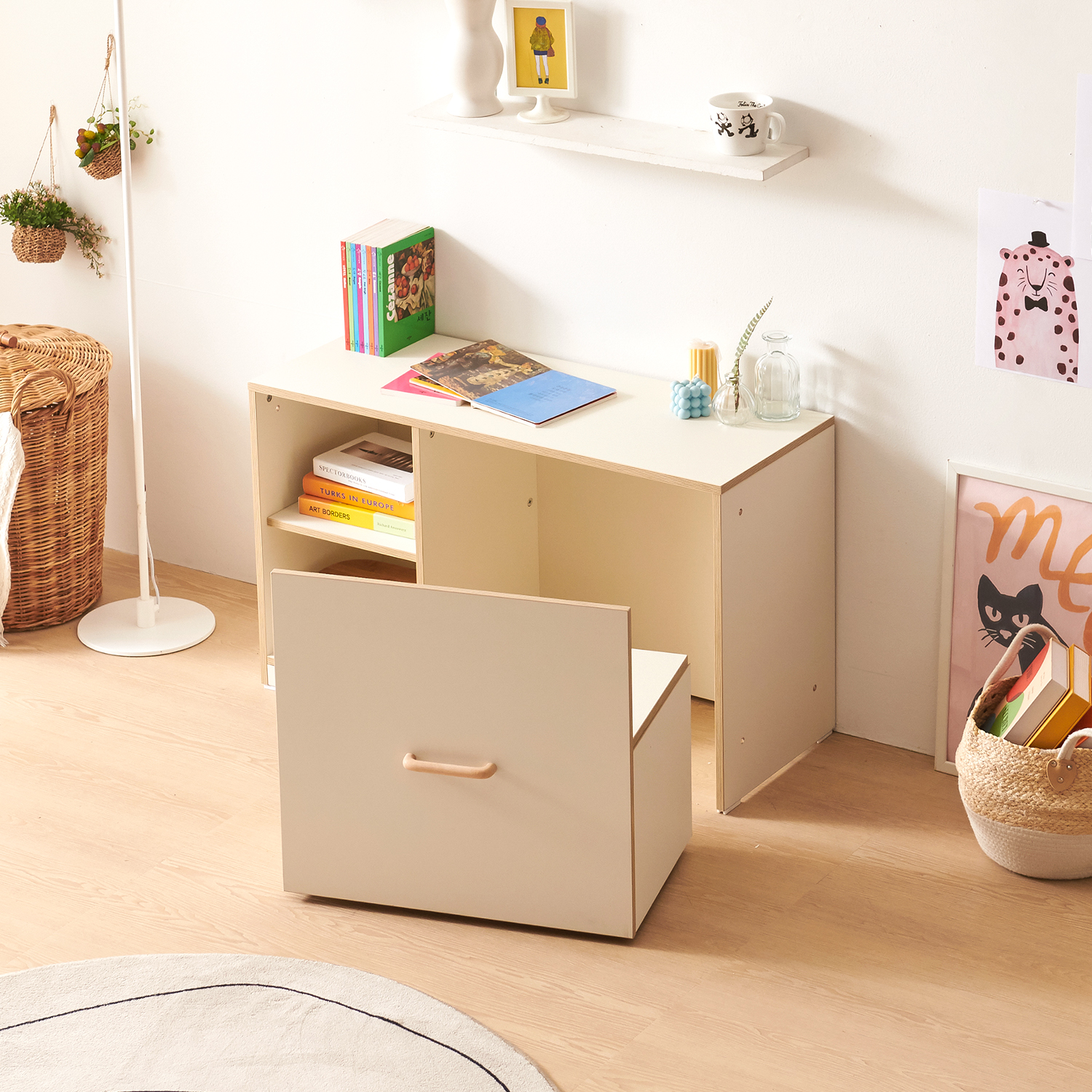 어린이 책상세트 초등학생 초등 책상 어린이 데스크 초딩 낮은형