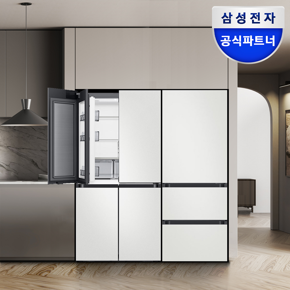 삼성 비스포크 AI 냉장고 김치냉장고 키친핏 RM70F63M2A RQ33DB74C1AP