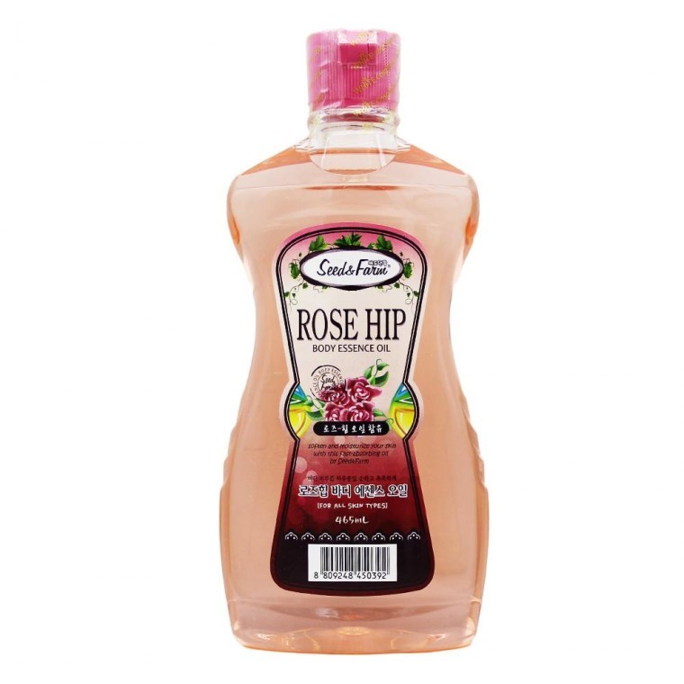 씨드앤팜 바디 에센스 오일 465ml-로즈힙 - 메인 이미지