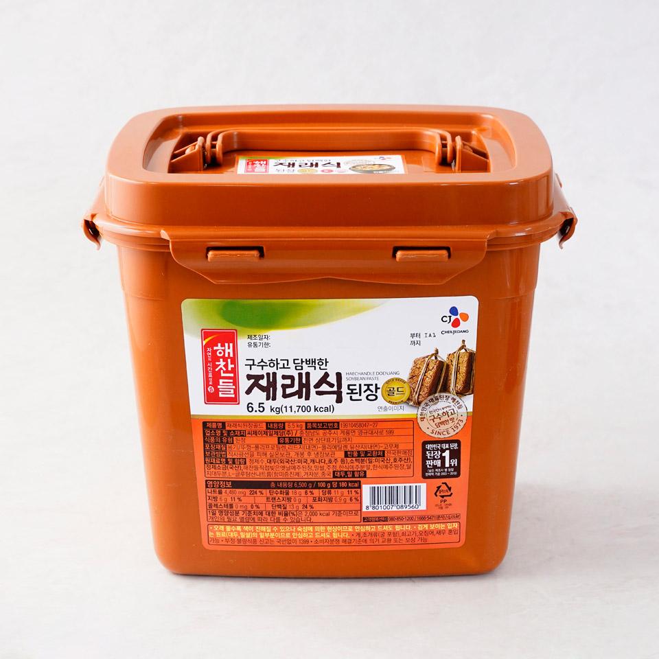 메가마트 CJ 해찬들 재래식 된장 6.5kg - 상품 이미지