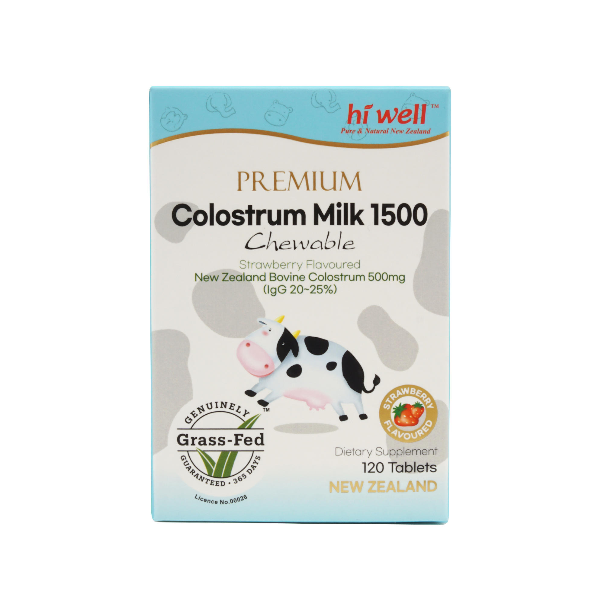 하이웰 초유 츄어블 1500 뉴질랜드 초유단백질 Colostrum 120정, 1개 이미지 4