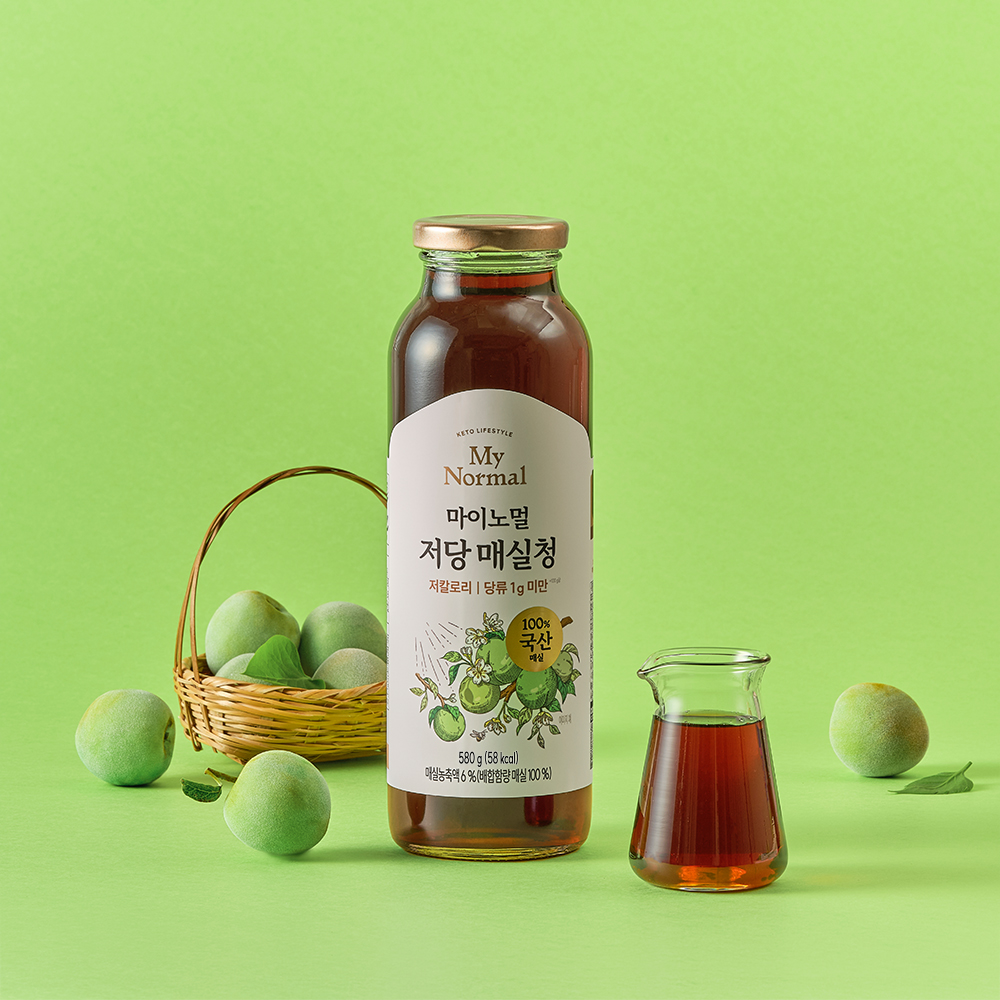 마이노멀 저당 저칼로리 매실청 580g (100% 국산 매실) 제품 이미지