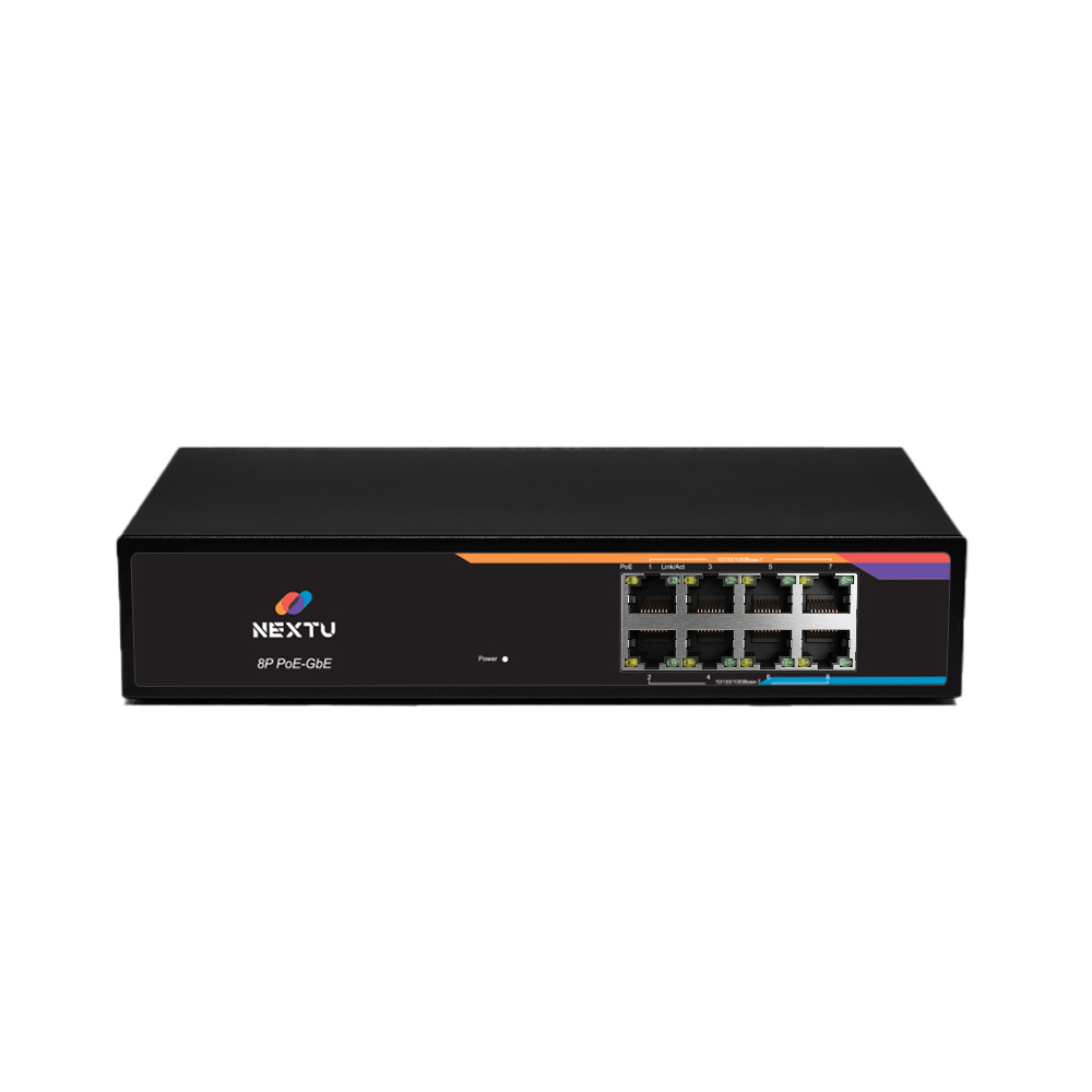 넥스트유 포넥트 S2 8포트 기가비트 TP POE 스위칭허브 - 상품 이미지