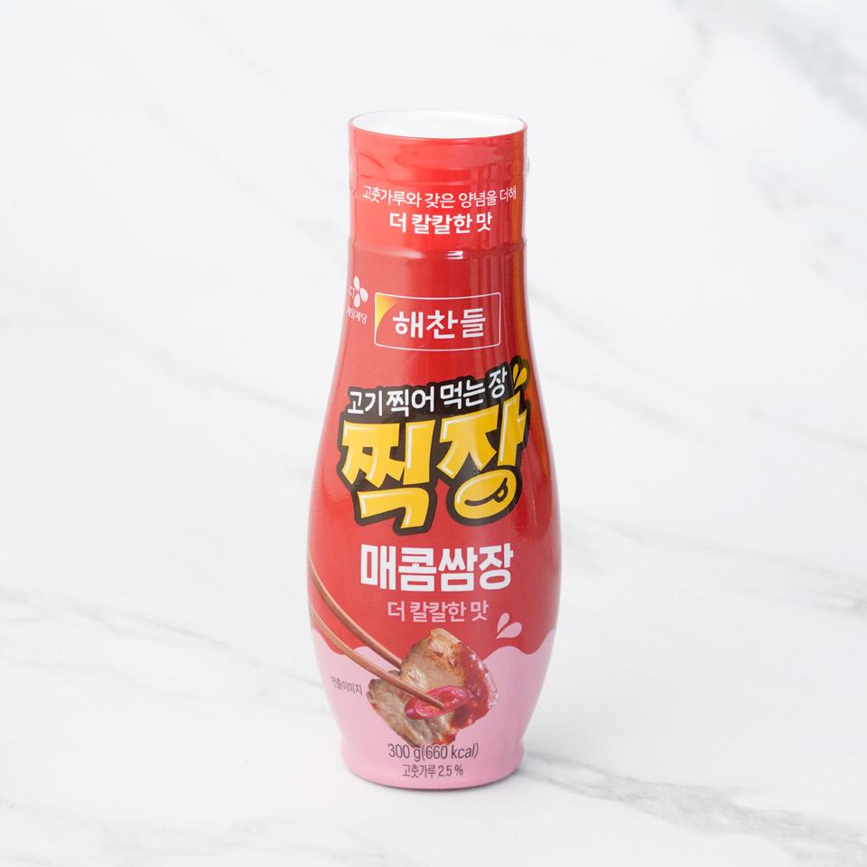 메가마트 CJ 해찬들 고기찍어먹는 매콤 찍장 300g - 상품 이미지