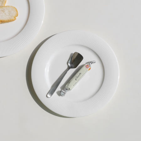 JLCOPJ협력사 크림화이트 1인 혼밥 혼식 라운드 접시 20cm 1p 제이엘생활