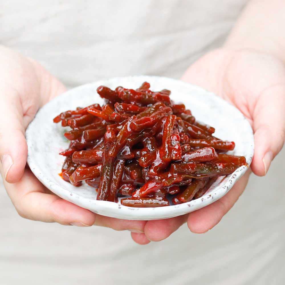고추장 양념 마늘쫑 장아찌 강순옥명인 국산 반찬 500g 순창 장본가 - 상세 이미지 3