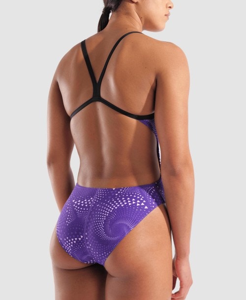 Arena Fireflow Challenge Back One Piece Black/Team Purple, 36 - 상세 이미지 5