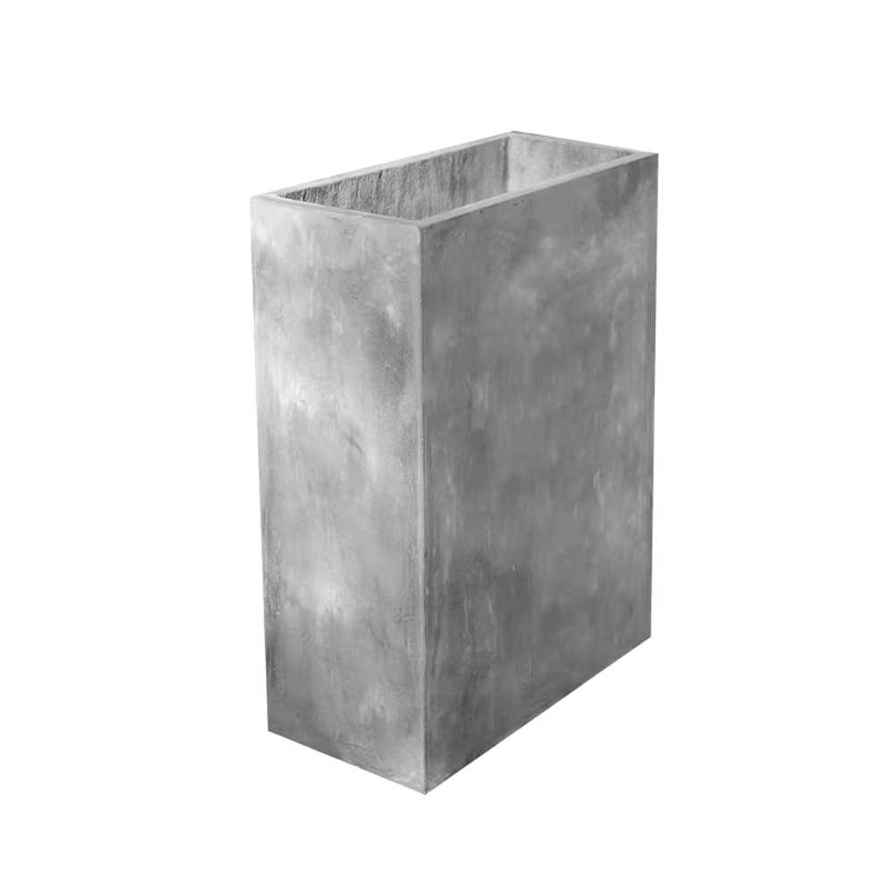 직사각 화분 시멘트 플랜터 긴 텃밭용 조경 박스 시멘트 (70x34x85cm) - 상세 이미지 5