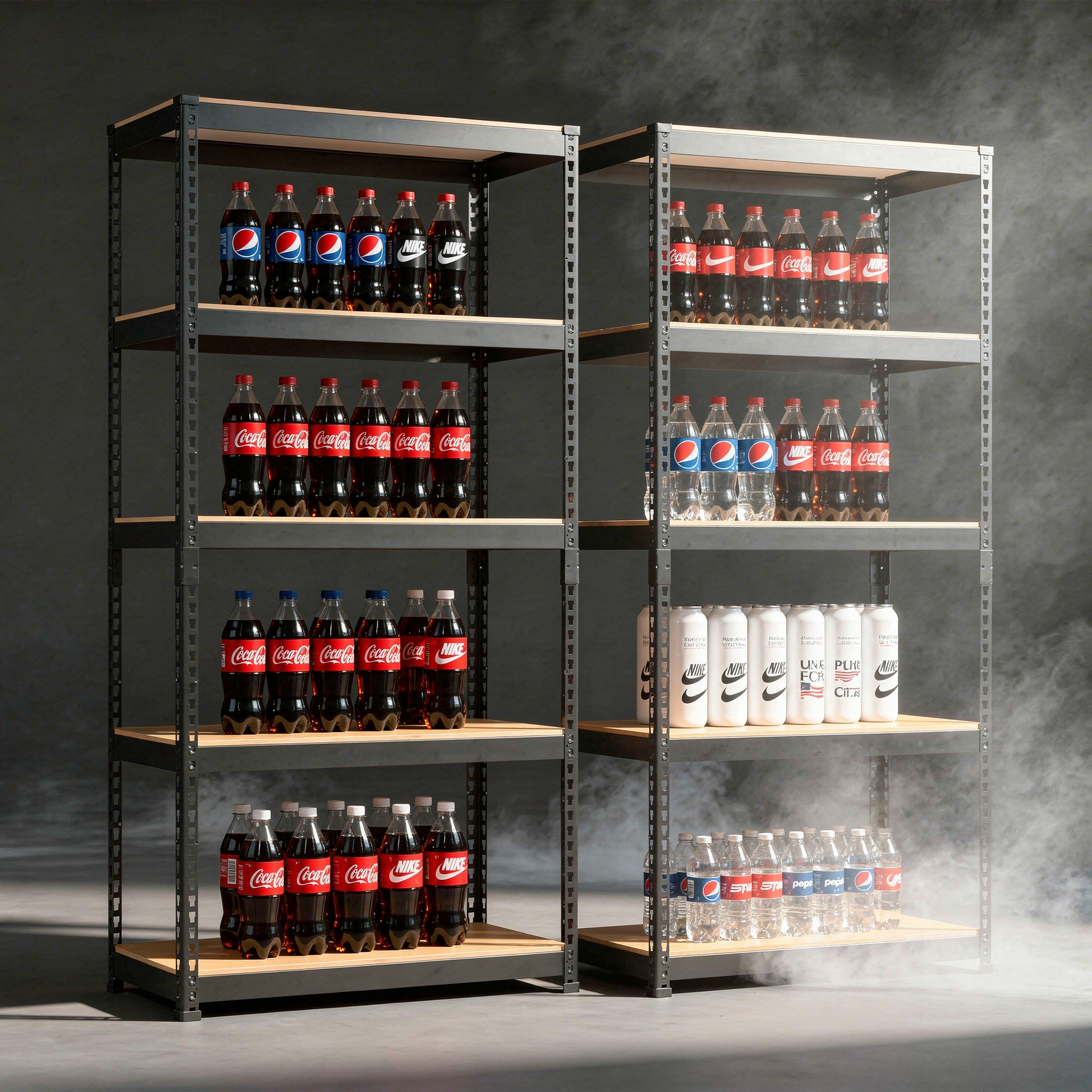 스피드랙 철제선반 조립식 앵글 선반 베란다 펜트리 무볼트 창고 건조기 렉 3030605단