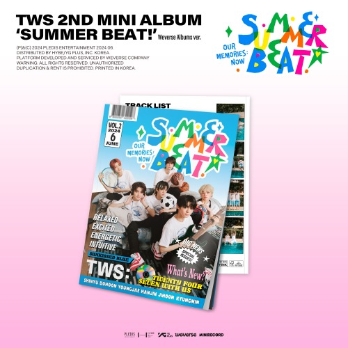 TWS 투어스 SUMMER BEAT weverse album ver - 상품 이미지