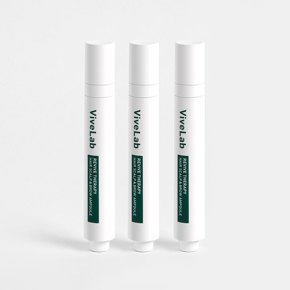 바이브랩 바이브랩 리바이브 테라피 헤어 스칼프 앤 브로우 앰플 15ml, 3개