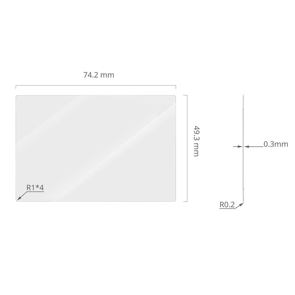 스몰리그 5803 후지 X100VI / X100V / X-E4 / X-T4 / 리코 GR IV 화면 보호 - 상세 이미지 2