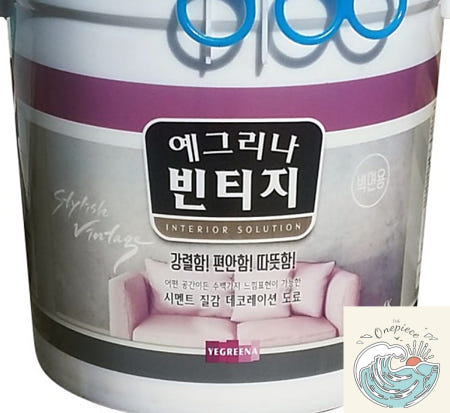 브룩상점 예그리나 빈티지 벽면용 상도 투명 4KG 방수용품 도장용품 노루표페인트 노루페인트