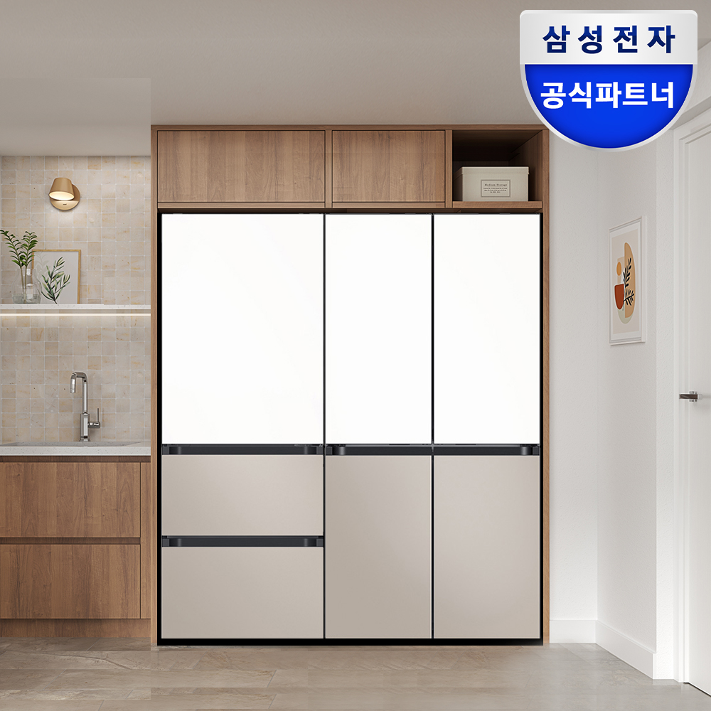 삼성 비스포크 AI 냉장고 김치냉장고 1등급 키친핏 RM70F64R1ZG RQ33DB74C1AP