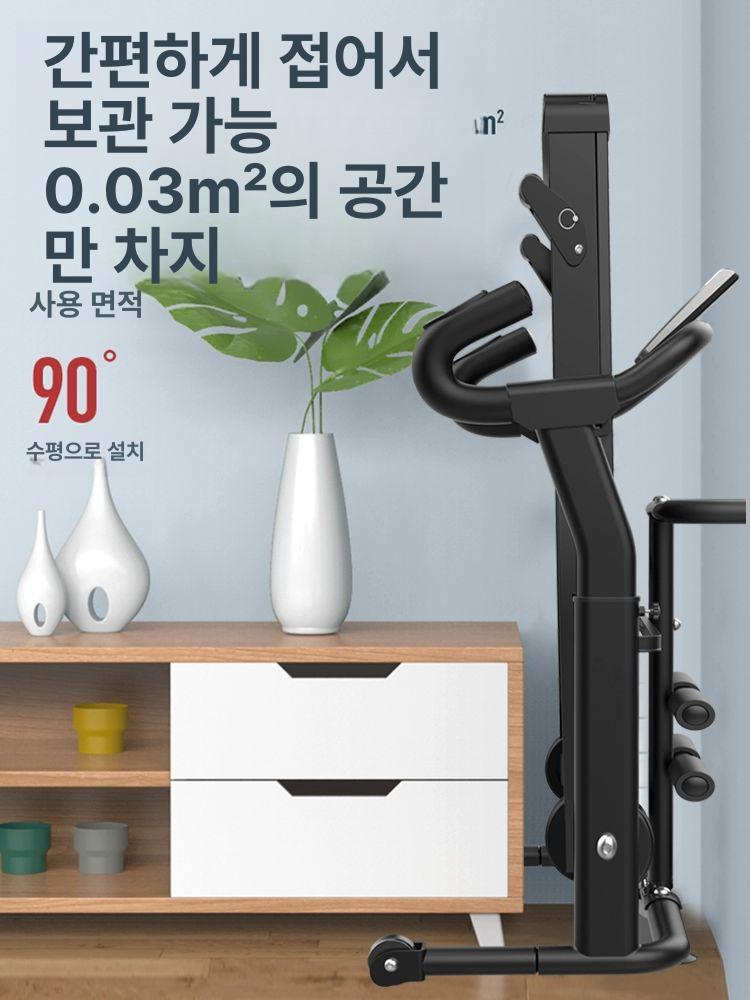 실내 워킹패드 무동력 러닝머신 수동 트레드밀 M4 저항 밴드 충격 흡수 패드 분리형 - 상세 이미지 4