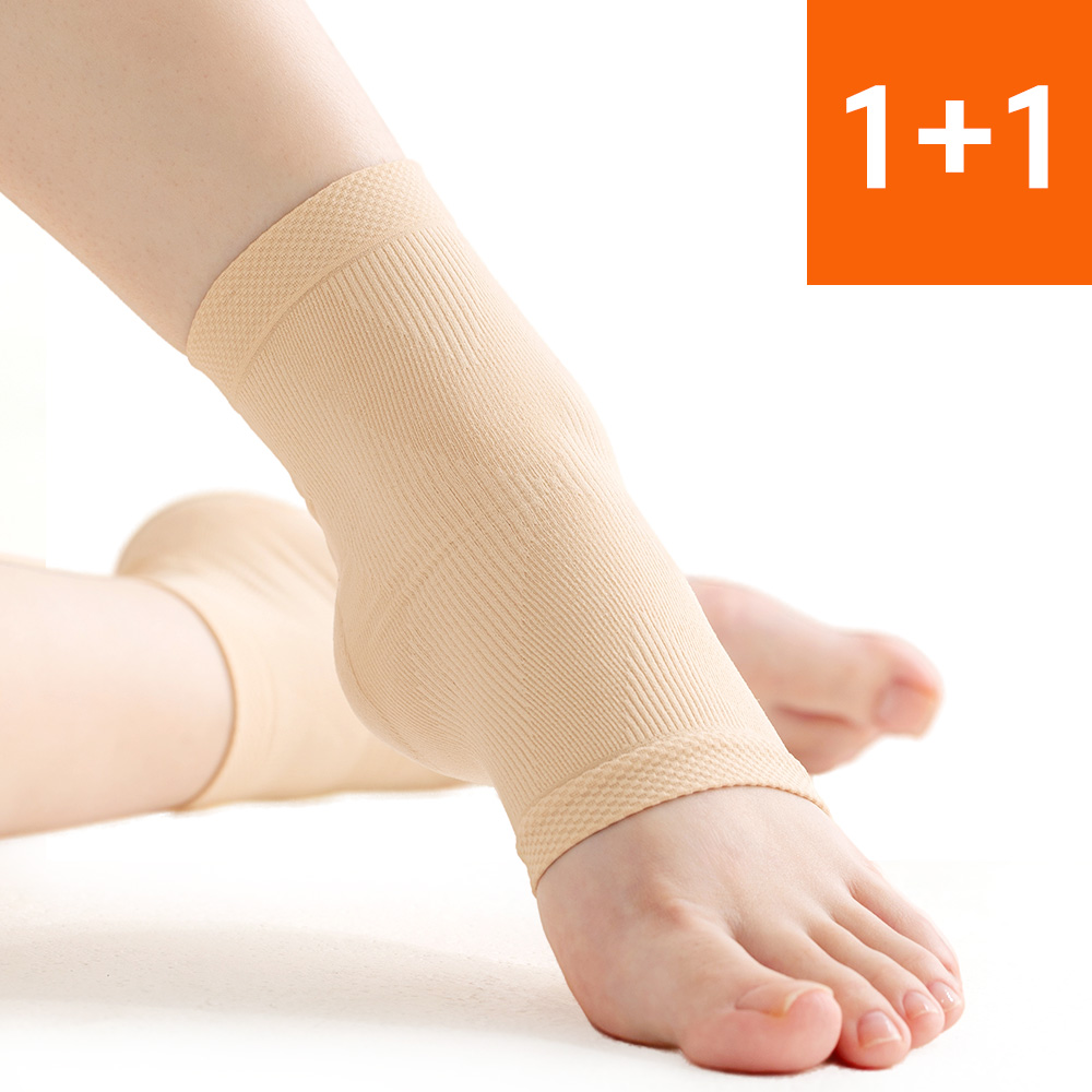 케어릭스 국산 풋패드 발뒤꿈치 보호대 보습양말 발꿈치 각질 실리콘 발뒷꿈치 힐링 제품 이미지