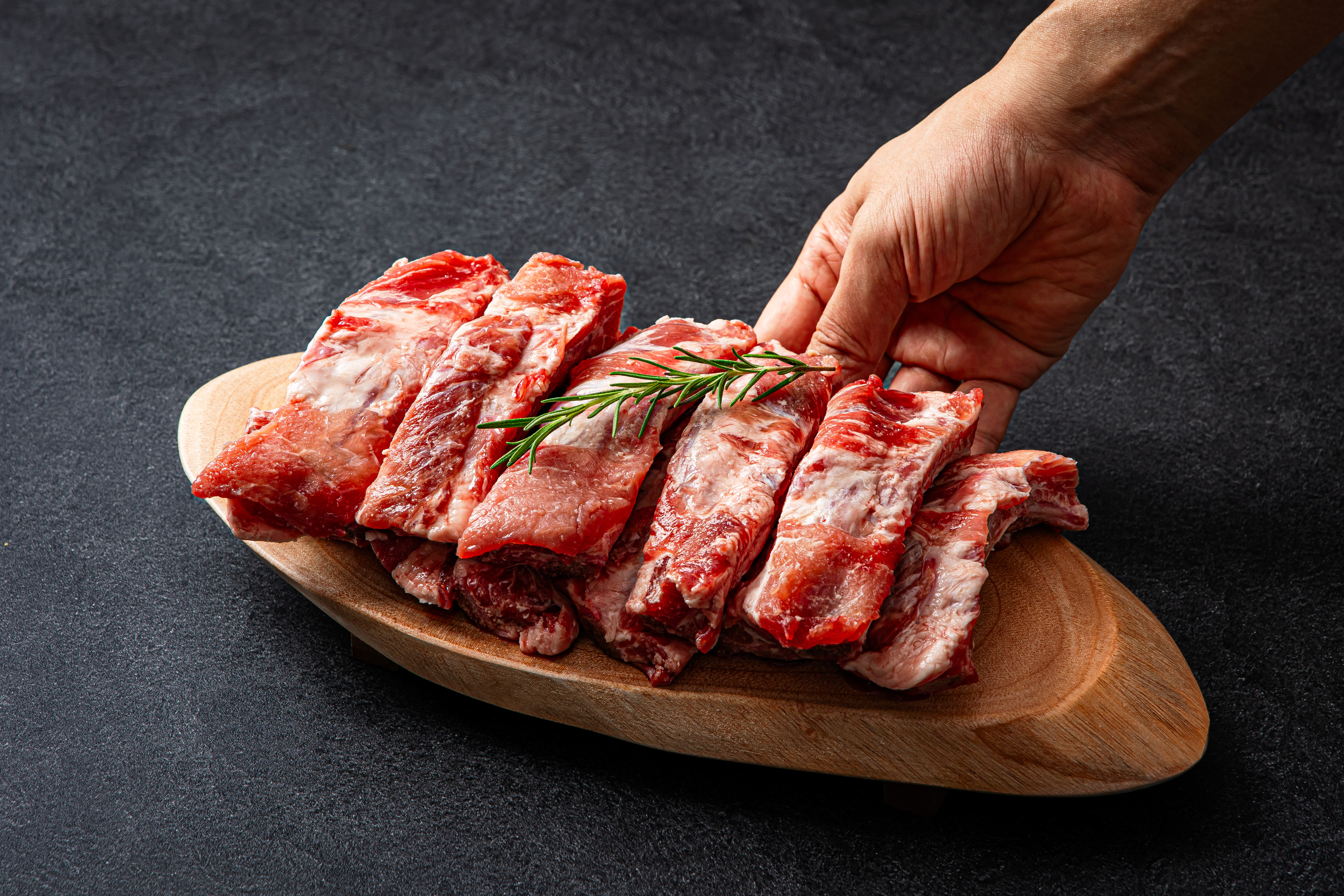 립스터 숙성 시즈닝 쪽갈비 등갈비 550g 3팩 세트 캠핑용 홈파티 바베큐 야식 술안주 이미지 8