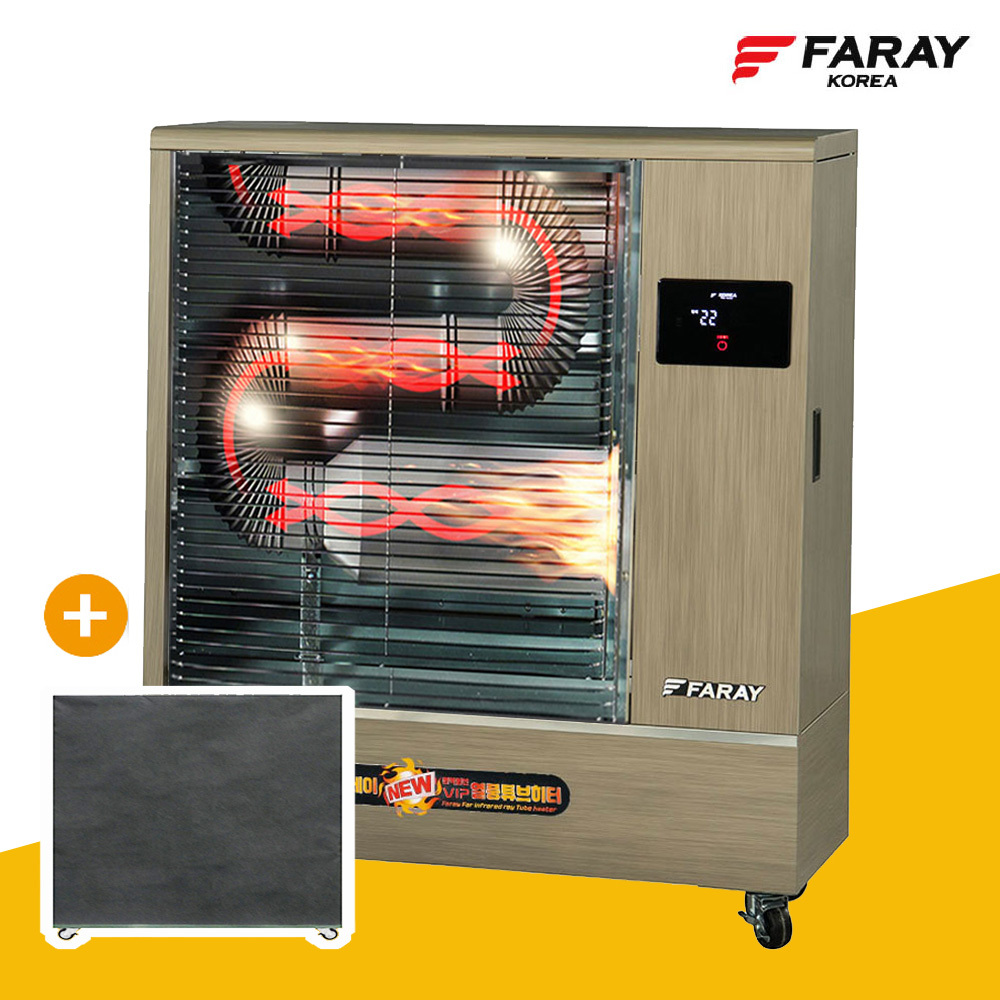 화레이 원적외선 전기난로 돈풍기 온풍 팬 히터 10.5KW FNEH-1100F 커버포함 전기식 튜브히터