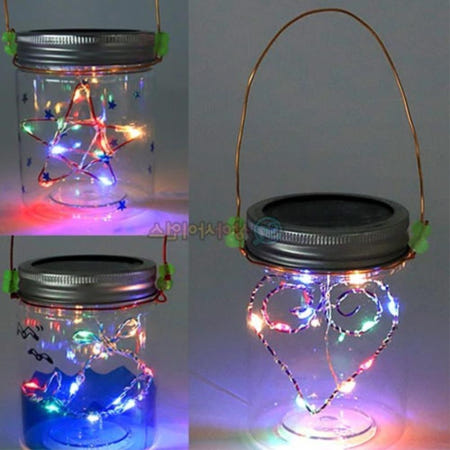 어두워지면 빛나는 와이어조명등 충전용 건전지 포함 중등실험 과학탐구 초등교구