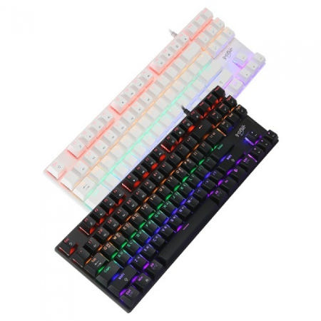 지클릭커 지클릭커 슈퍼히어로 GK-510X 87 기계식 키보드 블랙 (적축)