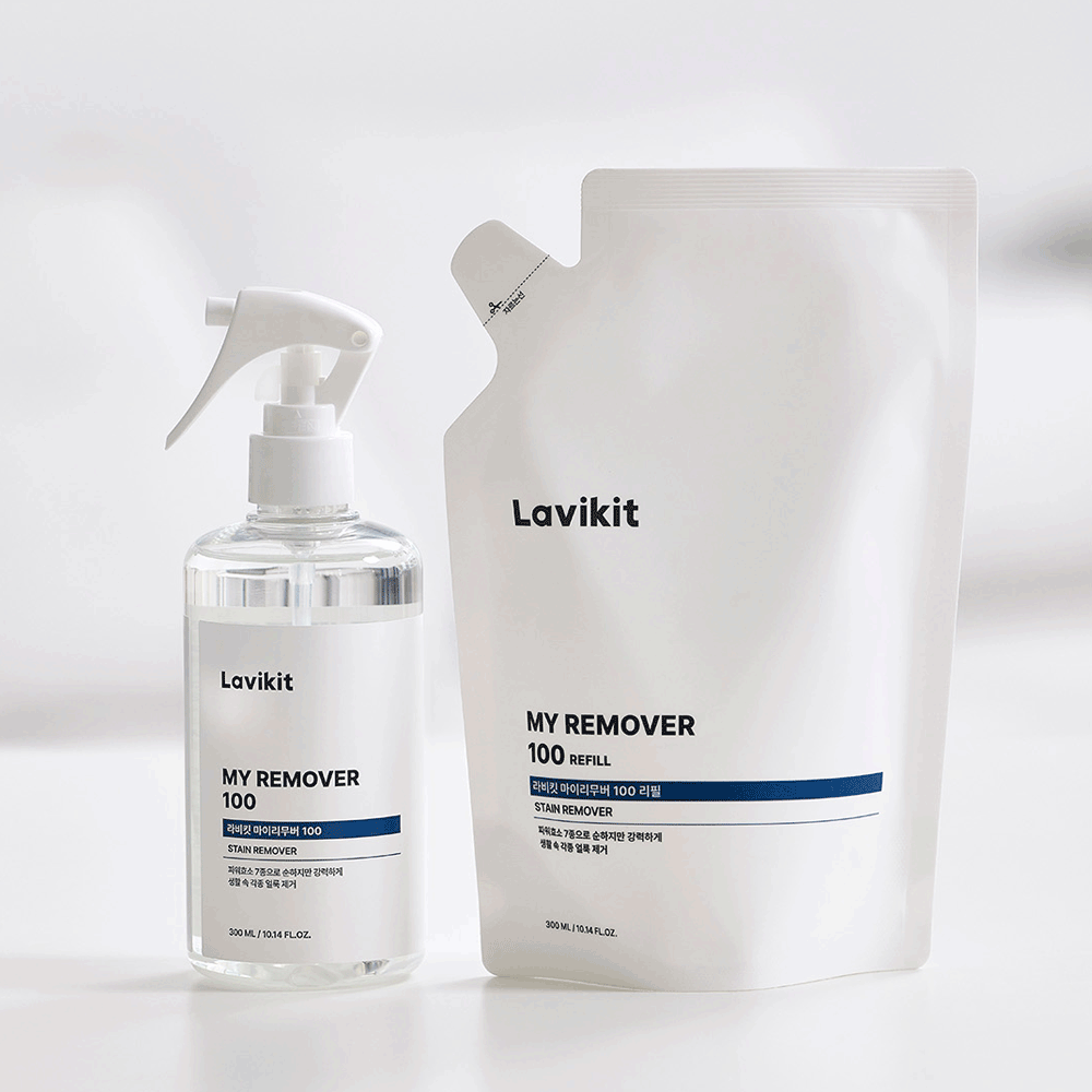 [N단독] 라비킷 마이리무버 본품 300ml 1개+리필 300ml 2개 얼룩 찌든때 제거제