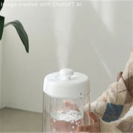 모리츠 유리 스팀가열식 가습기 수조분리급수 대용량 물멍 4L