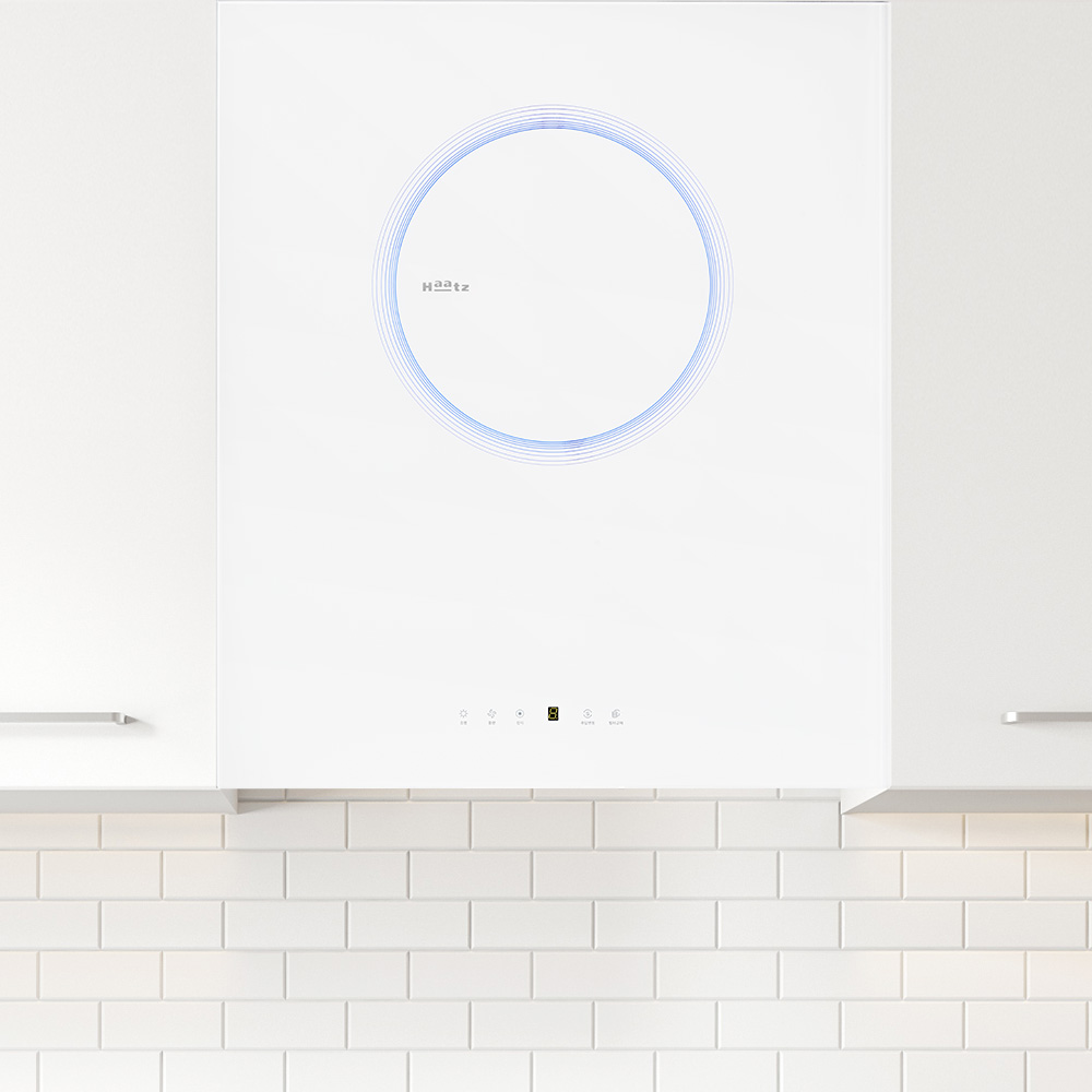 하츠 주방후드 화이트루나 SWL-60GLT 후황 싱크대 600장용 통후드 쿡탑연동 이미지 3