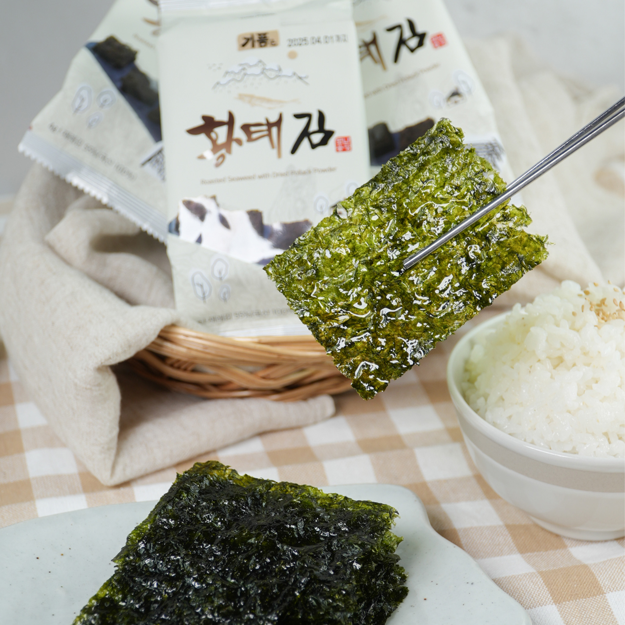 기품은 황태도시락김 재래김,곱창김 80g, 2개 - 상세 이미지 2