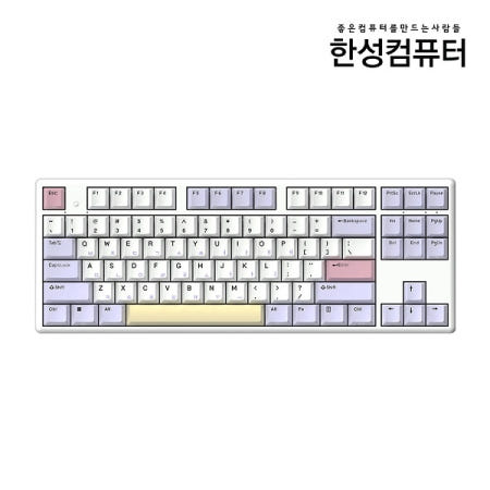 한성컴퓨터 한성컴퓨터 GK893B PRO 염료승화 EDITION 유무선 무접점 (Purple Heart)