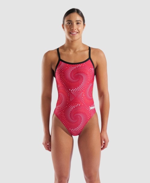 Arena Fireflow Challenge Back One Piece Black/Team Red, 24 - 상세 이미지 2