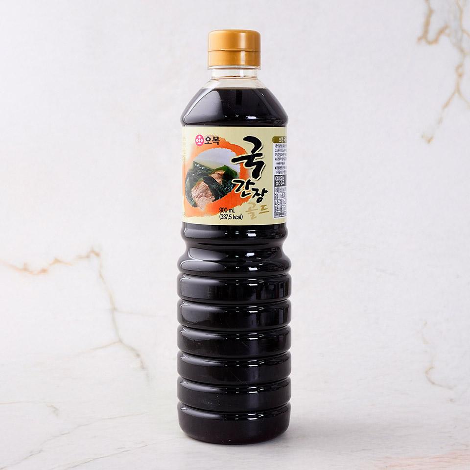 메가마트 오복 국간장 골드 900ml - 상품 이미지