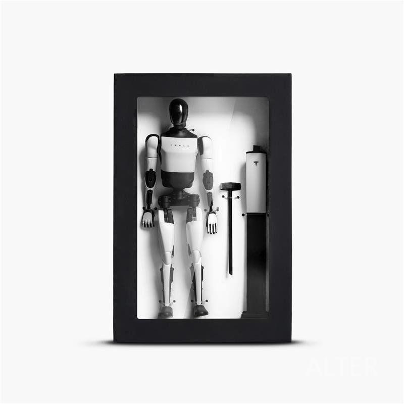 공식 테슬라 테슬라봇 Tesla Bot 피규어 장식품 휴머노이드 인형 로봇 장식 2종 테슬라봇 - 상세 이미지 4