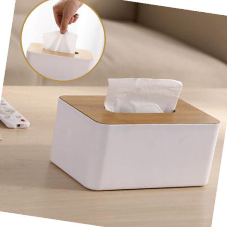 선물용휴지 원목 우드 각티슈 휴지 케이스 사각 DD-10863