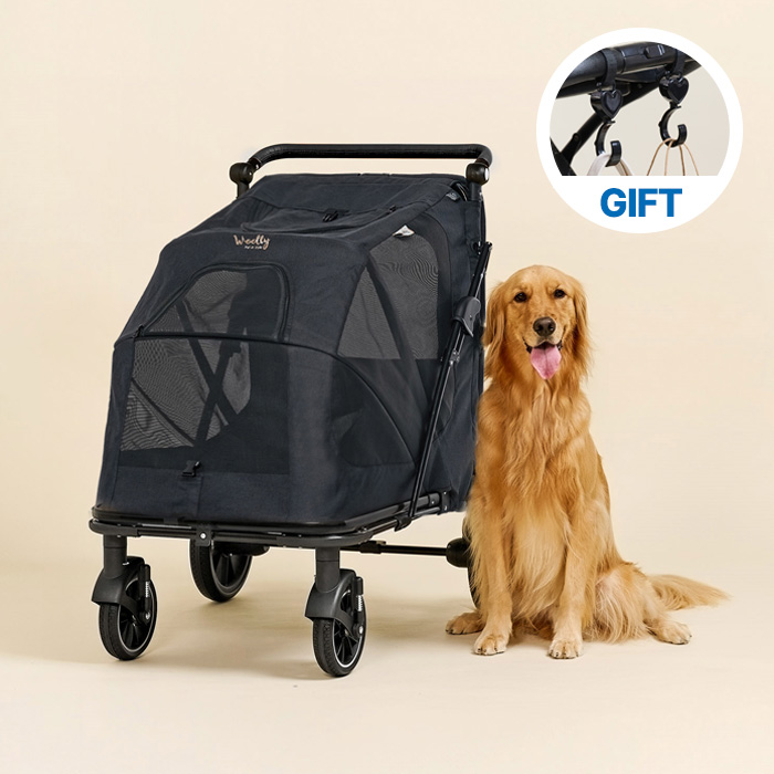 울리 이지 폴딩 중형견 대형견 강아지 유모차