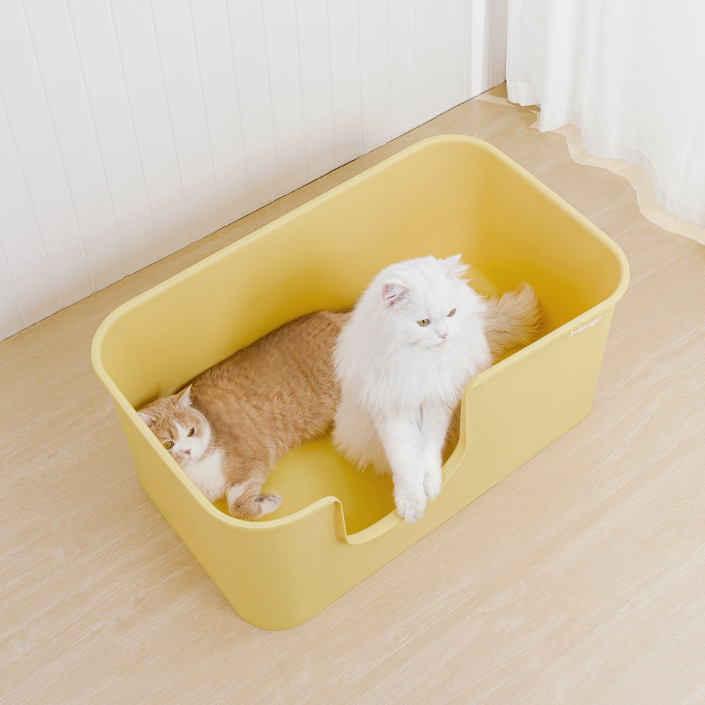 망고 고양이 화장실 배변통 변기 항균 리터박스 초대형 - 상세 이미지 2