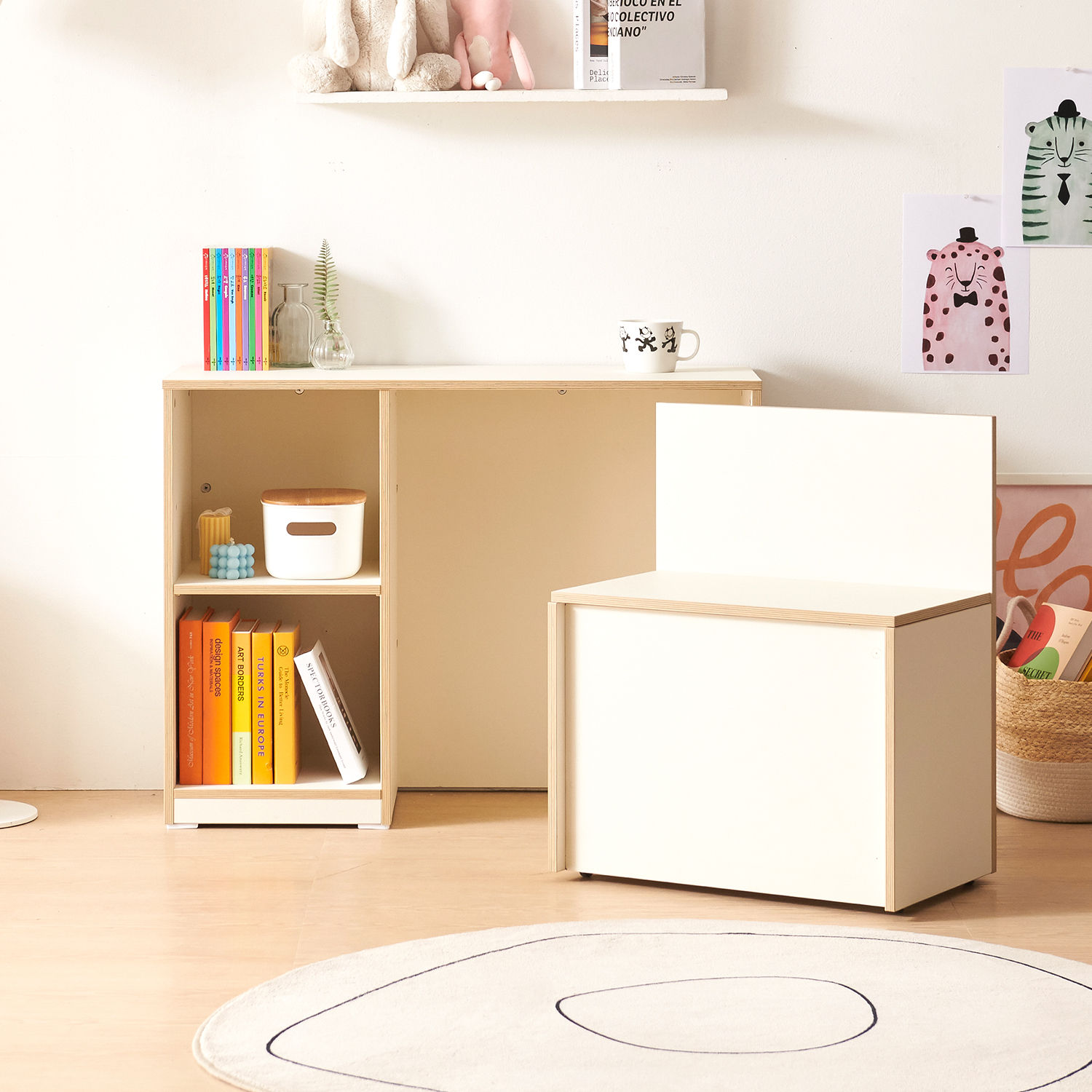 어린이 책상세트 초등학생 초등 책상 어린이 데스크 초딩 낮은형