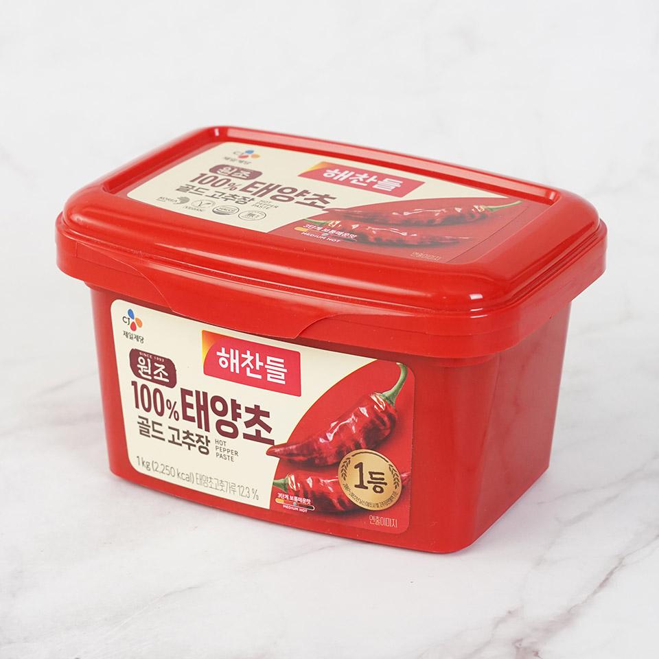 메가마트 CJ 해찬들 태양초 골드 고추장 1kg - 상세 이미지 2