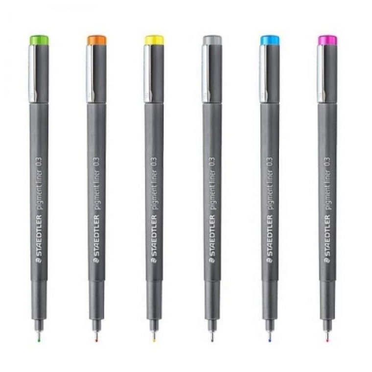 피그먼트 라이너펜 308 05-51 0.5mm 파스텔 연두색 필기구 - 상품 이미지