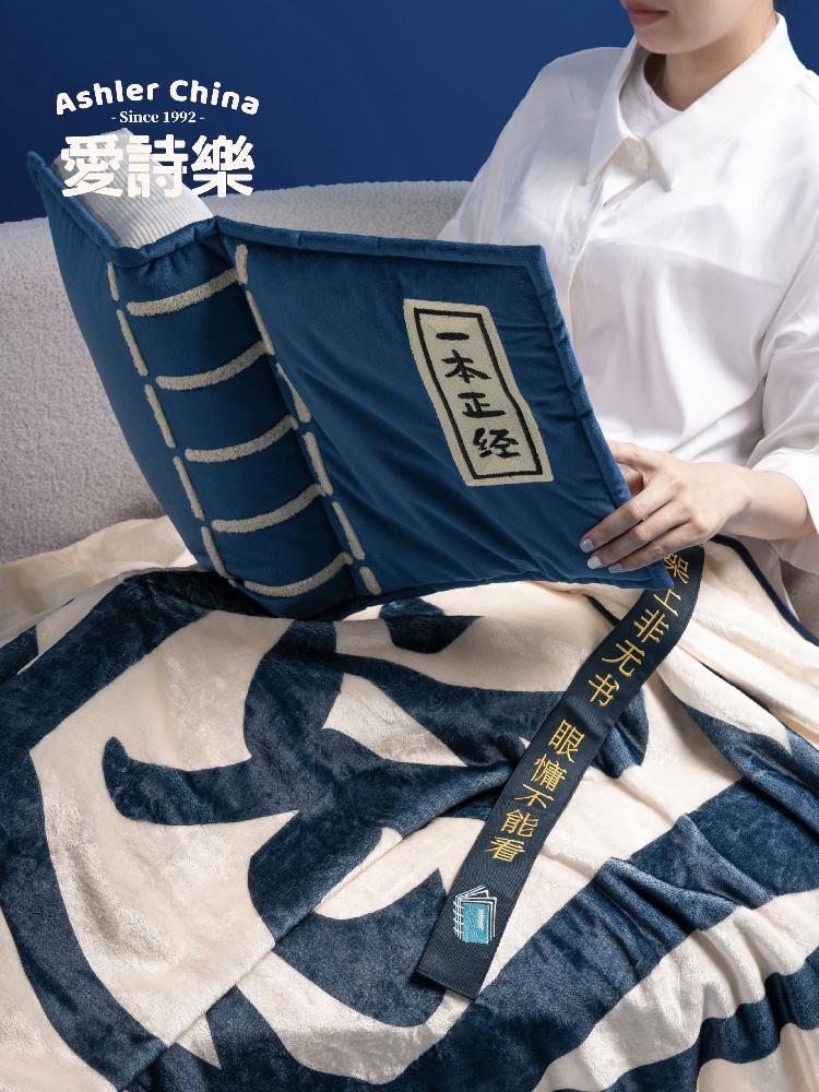 책 모양 눈 집들이 쿠션 책모양 대형 베개 - 상세 이미지 4