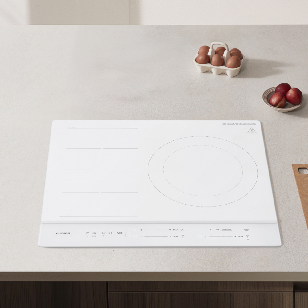 쿠쿠 프리존 AI 인덕션 화이트 3구 CIR-GSNL301FW
