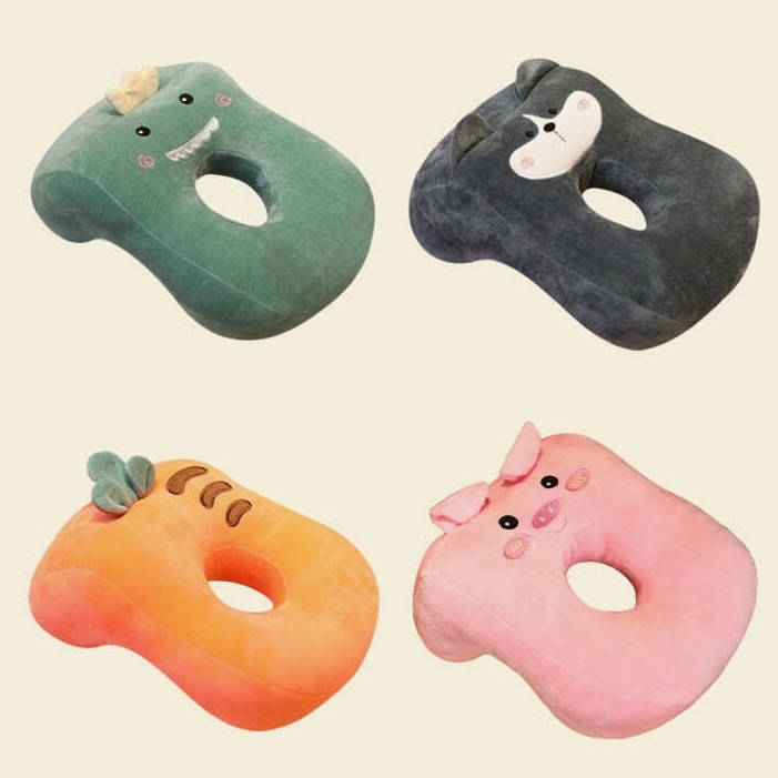 우루 낮잠베개 책상 쿠션 사무실 학교 교실 학생 직장인 수면 도넛 목베개 4color