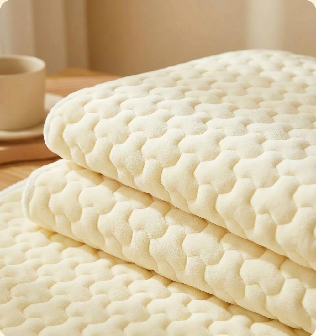 포니홈 극세사 매트리스커버 슈퍼싱글 누빔 겨울 침대커버 SS 120x200