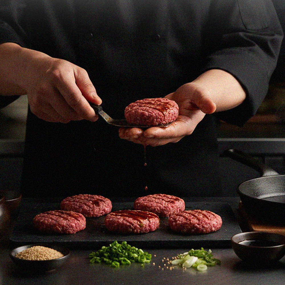 하우스팜 1+한우 100% 소고기 떡갈비 600g 2~3인분 햄버거 스테이크 - 상세 이미지 3