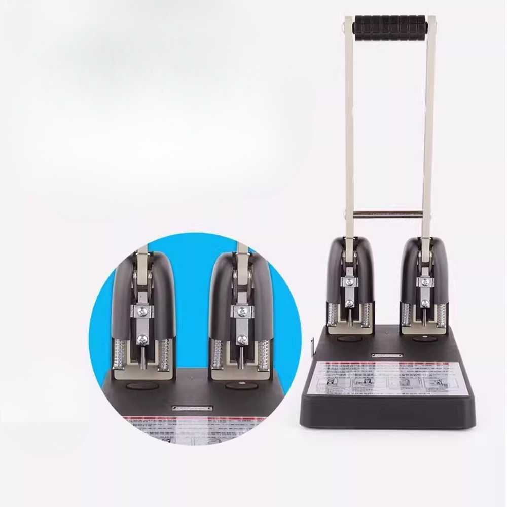 다매수 서류정리 펀칭기 대형 3구 사무용 제본기 2공-6mm-80mm - 상세 이미지 5
