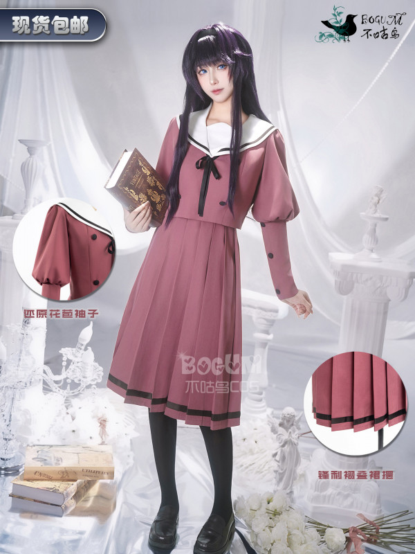 향기로운 꽃은 늠름하게 핀다 와구리 카오루코 코스프레 애니메이션 의상 사립 키쿄 학원 교복 - 상세 이미지 3