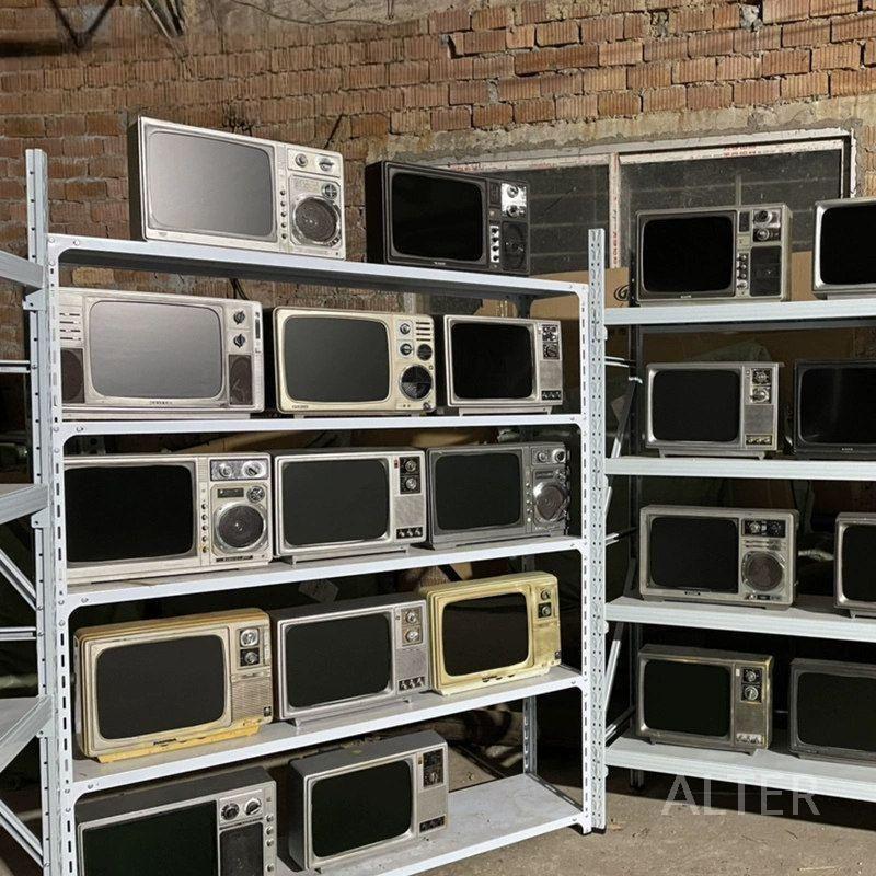 레트로 tv 디자인 골동품 인테리어 엔틱 소품 음식점 전시 14인치 LCD USB 재생+USB - 상세 이미지 2